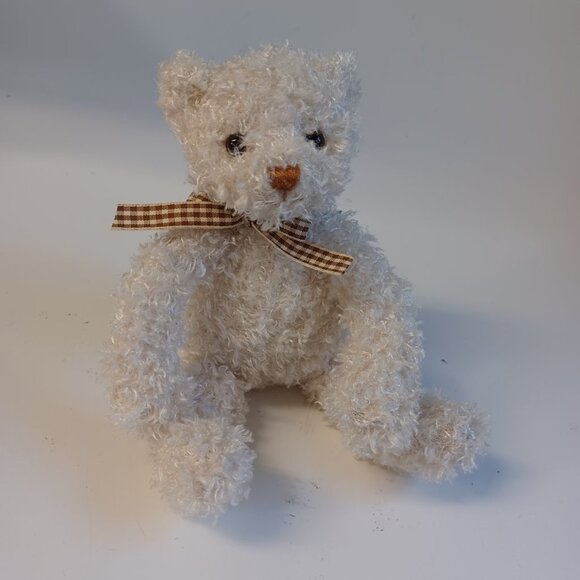 Gund Half Pint Small Ivory Bear Plush Toy - Picture 1 of 12